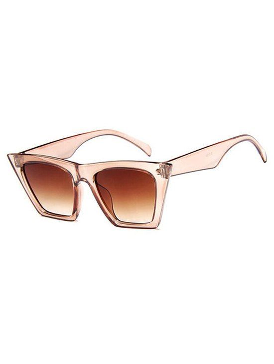 Lunettes de Soleil Dégradées Monture Carrée - Bronze 