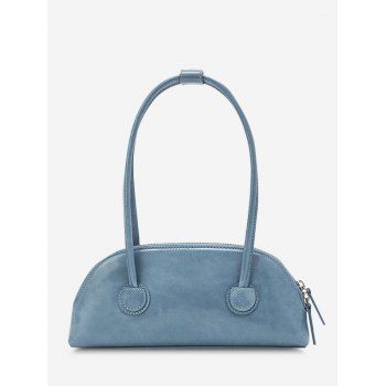 

Minimalistic Double Thin Handle HandBag, Sky blue
