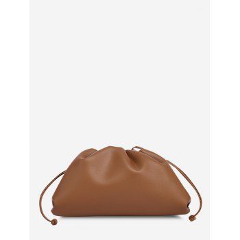 

Ruched Knot Detail Shoulder Bag, Caramel