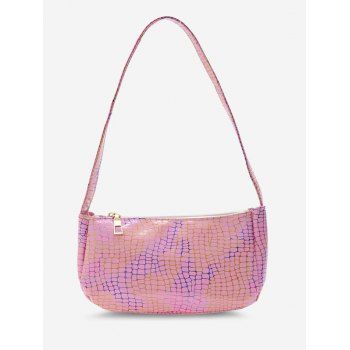 

Colorful Metallic Printed Shoulder Bag, Pink