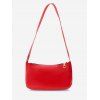 Sac à Bandoulière en Cuir Verni - Rouge 