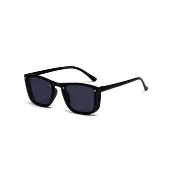 

Sqaure Unframed Anti UV Sunglasses, Black