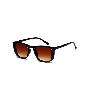

Sqaure Unframed Anti UV Sunglasses, Sepia