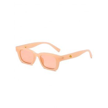 

Rectangle Frame Wide Arm Sunglasses, Deep peach