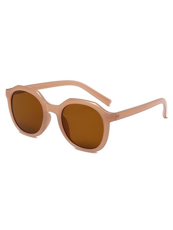 Lunettes de Soleil Anti-UV Irrégulières - Châtaigne 