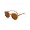 Lunettes de Soleil Anti-UV Irrégulières - Châtaigne 