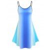 Robe en Camisole et Couleur Ombrée - Bleu 3X