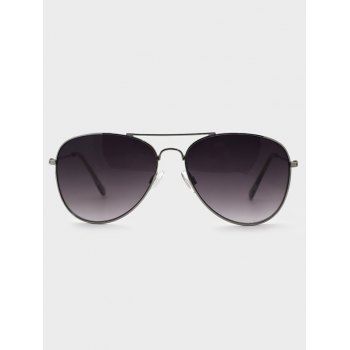

Crossbar Gradient Pilot Metal Sunglasses, Carbon gray