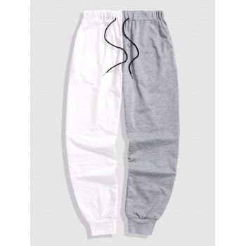 

Color Blocking Jogger Sweatpants, Light gray