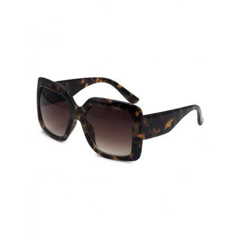

Oversized Wide Leg Square Sunglasses, Midnight