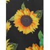 Sunflower Ladder Cutout Plunge Cami Sundress - BLACK S