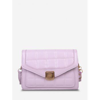 

Quilted Double Strap Crossbody Bag, Mauve