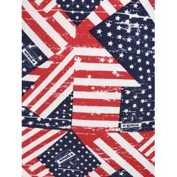 American Flag Print Tank Top