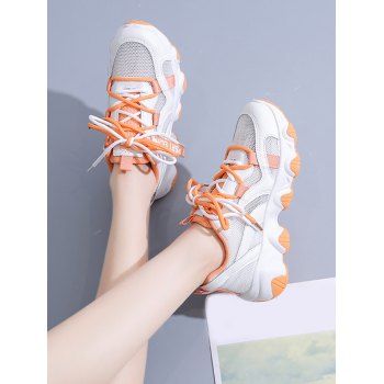 

Mesh Dad Sports Shoes, Tangerine