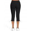 Legging Court Moulant à Lacets - Noir S