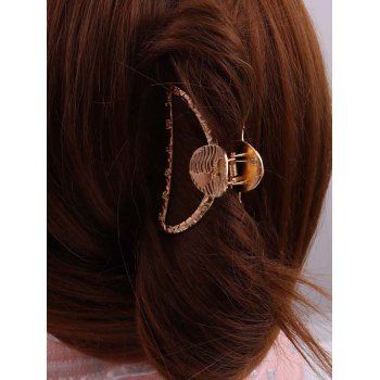 

Gold Tone Engraved Hair Claw Clip, Golden