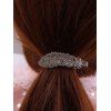Pince à Cheveux en Forme de Plume en Strass - Argent 