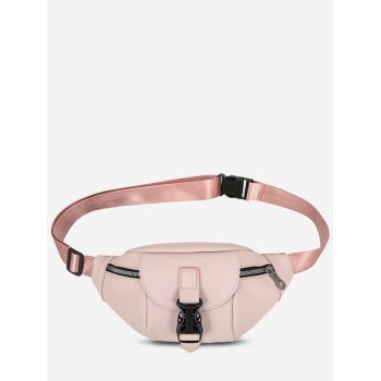 

Brief Release Buckle Chest Bag, Pink