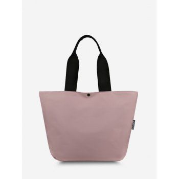 

Nylon Side Pocket Tote Bag, Light pink