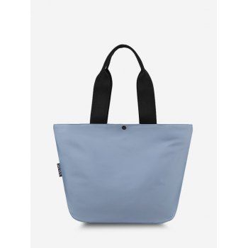 

Nylon Side Pocket Tote Bag, Blue gray