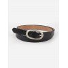 Ceinture Bouclée Epinglée - Noir 