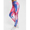 Legging Moulant Texturé Teinté Imprimé - multicolor L
