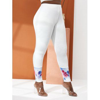 

Plus Size Skinny High Rise Pants, White