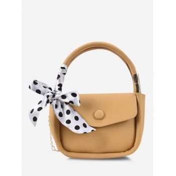 

Chain Dot Print Scarf Crossbody Handbag, Sun yellow