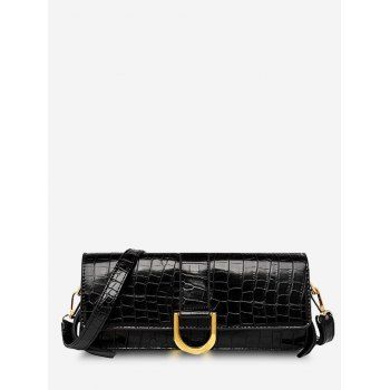 

Narrow Cover Shoulder Bag, Black