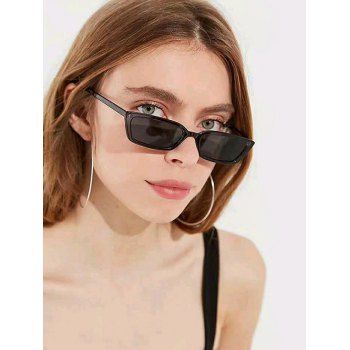 

Slim Transparent Eye Frame Sunglasses, Black