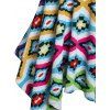 Plus Size Colorful Print Ruffle Handkerchief Tankini Swimwear - multicolor L