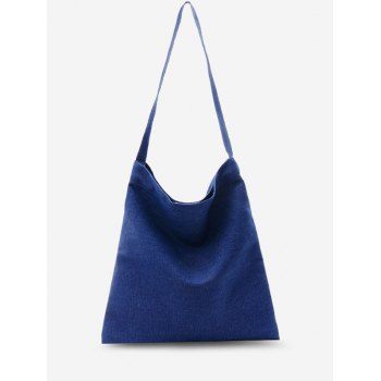 

Minimalistic Canvas Tote Bag, Deep blue