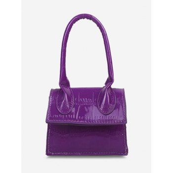 

Chain Mini Stone Textured Crossbody Bag, Purple