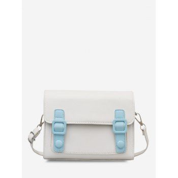 

Retro Rectangle Messenger Crossbody Bag, Blue