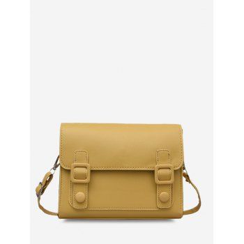 

Retro Rectangle Messenger Crossbody Bag, Sun yellow