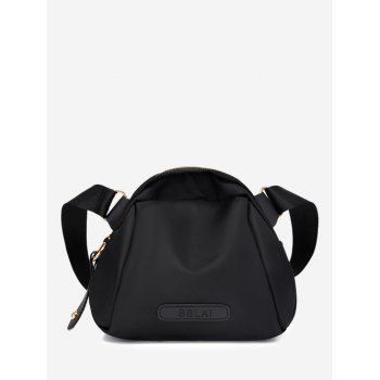 

Nylon Adjustable Strap Shoulder Bag, Black