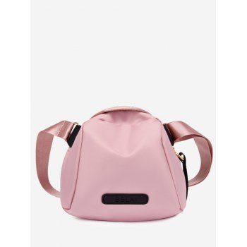 

Nylon Adjustable Strap Shoulder Bag, Pink
