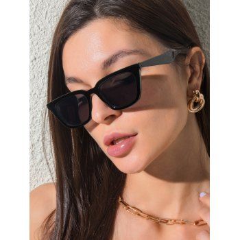 Square-Frame UV Protection Sunglasses