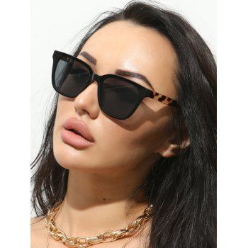 

Square Frame UV Protection Sunglasses, Black