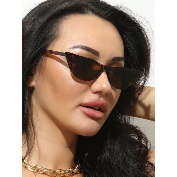 

Retro Eye Frame Lightweight Sunglasses, Leopard