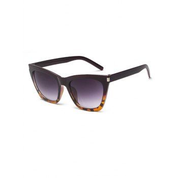 

Gradient Leopard Pattern Sunglasses, Deep brown