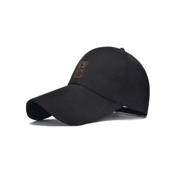 

Patch Sun Protection Baseball Cap, Black