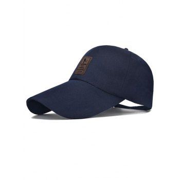

Patch Sun Protection Baseball Cap, Lapis blue