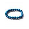 Bracelet Elastique Perlé en Turquoise - Bleu 