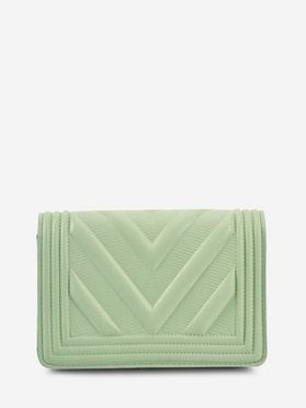 Chain Zigzag-Quilted Flap Crossbody Bag