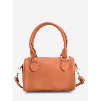 

Top Handle Cylinder Crossbody Bag, Orange