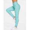 Legging Texturé à Taille Large - Bleu clair XL