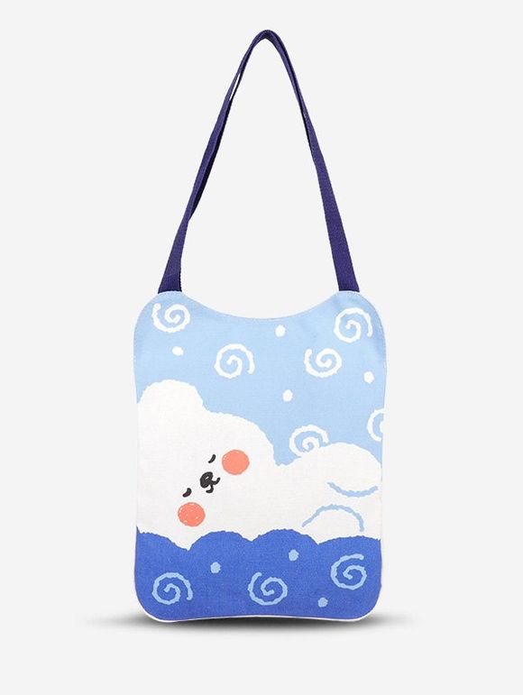 Sac Dessin Animé Mignon Imprimé en Toile - multicolor A 