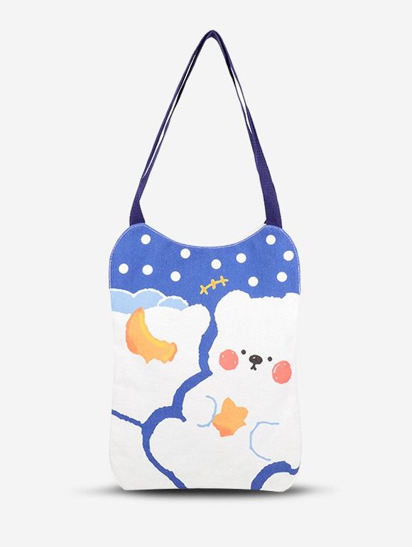 Sac Dessin Animé Mignon Imprimé en Toile - multicolor C 