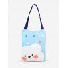 Sac Dessin Animé Mignon Imprimé en Toile - multicolor B 